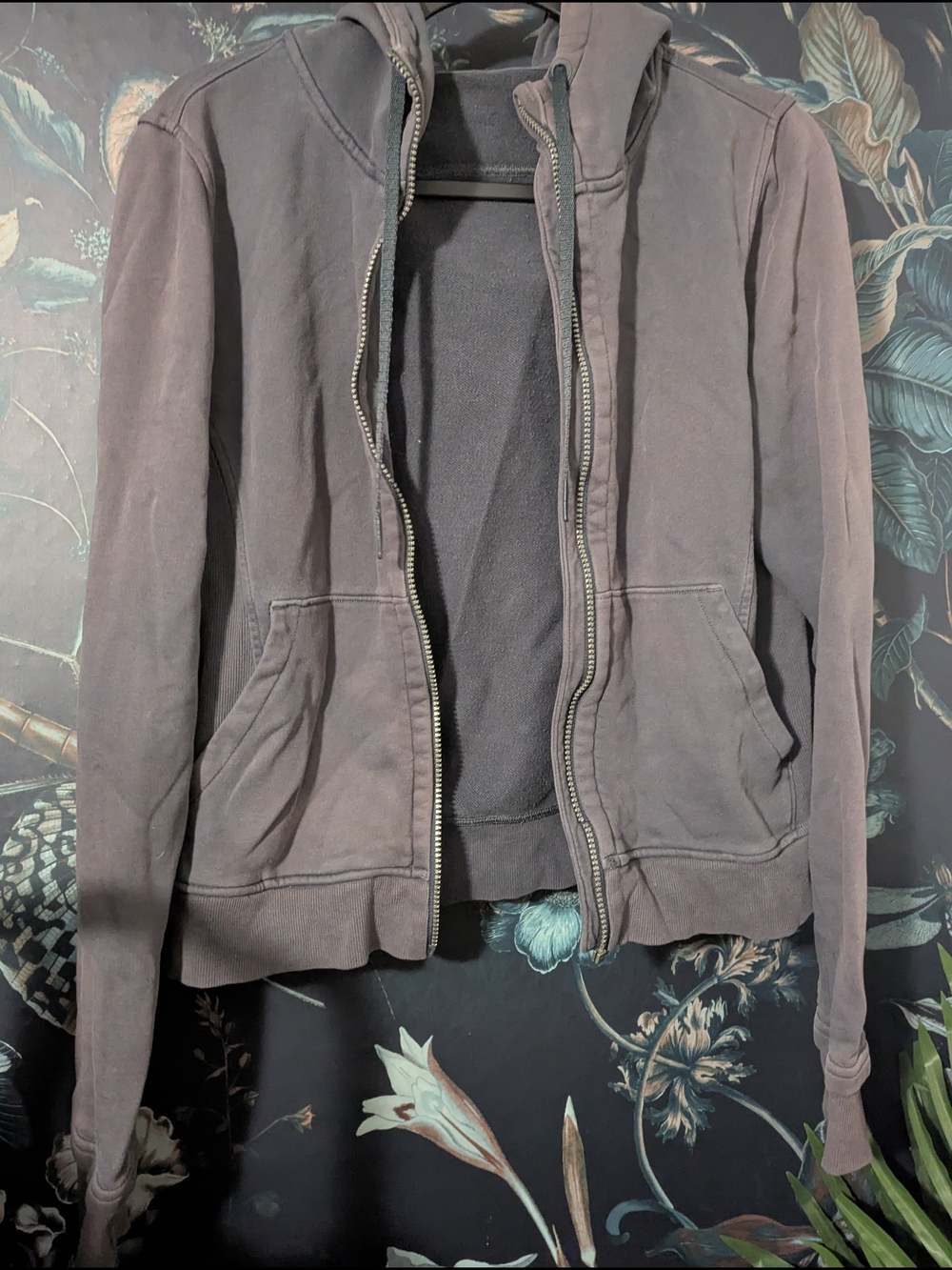 Faded Gray Lululemon  Full Zip Sweater Size 10